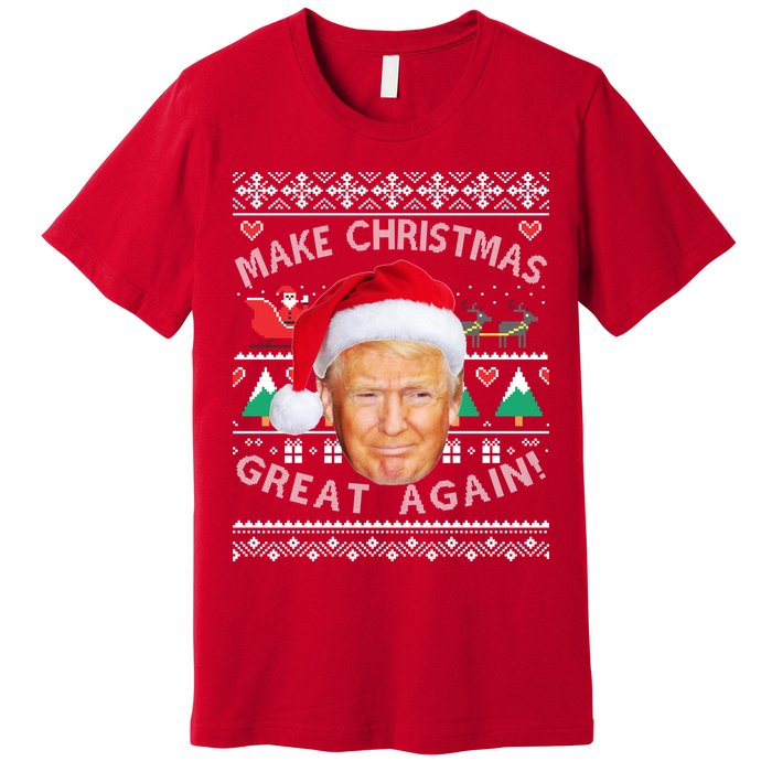 Donald Trump Christmas Premium T-Shirt