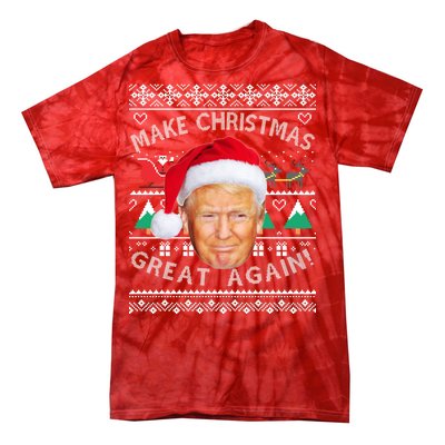 Donald Trump Christmas Tie-Dye T-Shirt