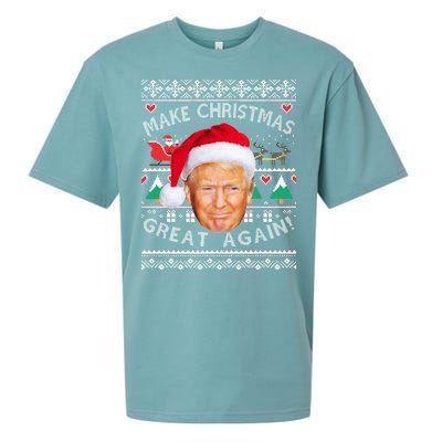 Donald Trump Christmas Sueded Cloud Jersey T-Shirt