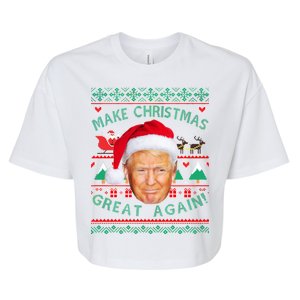 Donald Trump Christmas Bella+Canvas Jersey Crop Tee