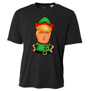 Donald Trump Christmas Elf Cooling Performance Crew T-Shirt