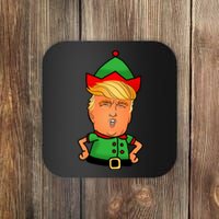 Donald Trump Christmas Elf Coaster