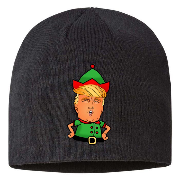 Donald Trump Christmas Elf Sustainable Beanie