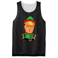 Donald Trump Christmas Elf Mesh Reversible Basketball Jersey Tank