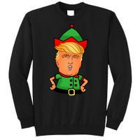 Donald Trump Christmas Elf Tall Sweatshirt