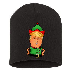 Donald Trump Christmas Elf Short Acrylic Beanie