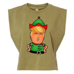 Donald Trump Christmas Elf Garment-Dyed Women's Muscle Tee