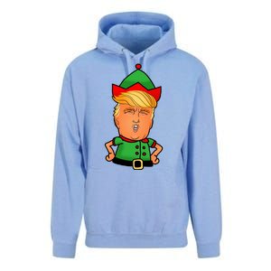 Donald Trump Christmas Elf Unisex Surf Hoodie