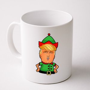 Donald Trump Christmas Elf Coffee Mug