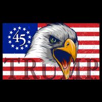 Donald Trump Eagle Betsy Ross Flag City Backpack