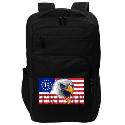 Donald Trump Eagle Betsy Ross Flag Impact Tech Backpack