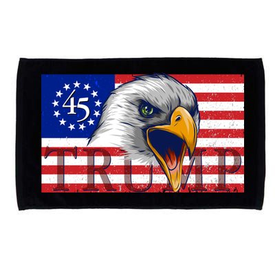 Donald Trump Eagle Betsy Ross Flag Microfiber Hand Towel