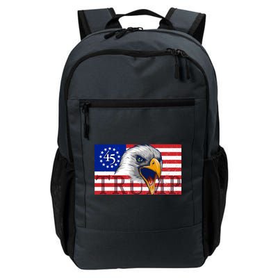 Donald Trump Eagle Betsy Ross Flag Daily Commute Backpack