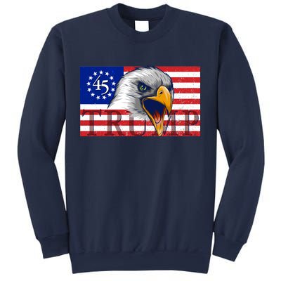 Donald Trump Eagle Betsy Ross Flag Sweatshirt