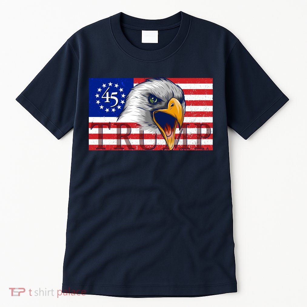 Donald Trump Eagle Betsy Ross Flag Tall T-Shirt