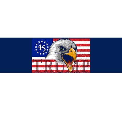 Donald Trump Eagle Betsy Ross Flag Bumper Sticker