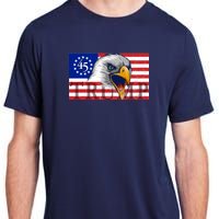 Donald Trump Eagle Betsy Ross Flag Adult ChromaSoft Performance T-Shirt