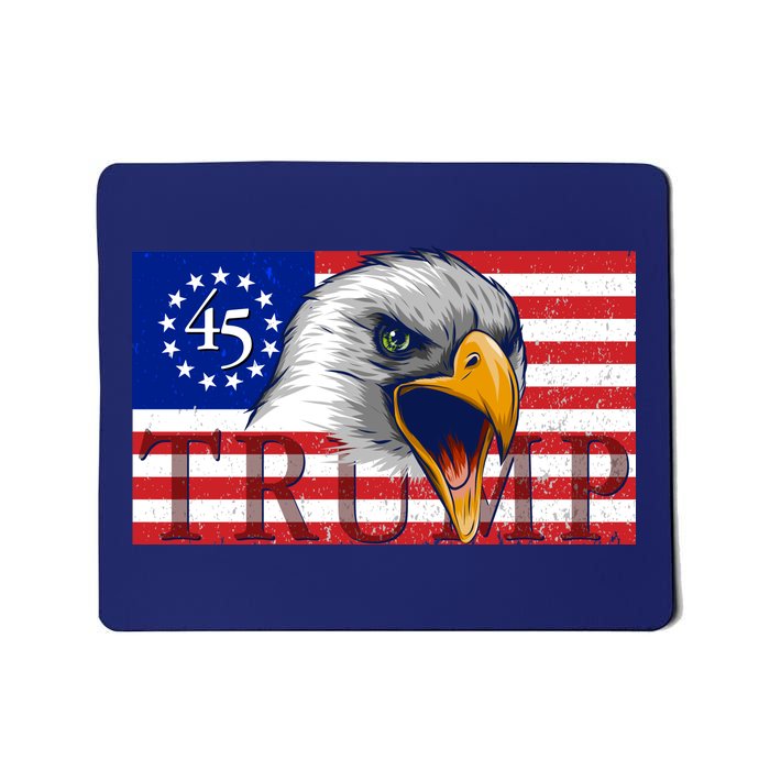 Donald Trump Eagle Betsy Ross Flag Mousepad