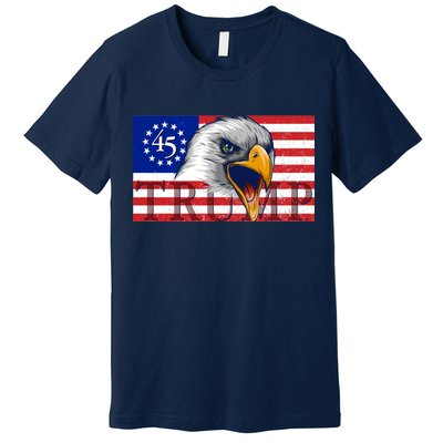 Donald Trump Eagle Betsy Ross Flag Premium T-Shirt