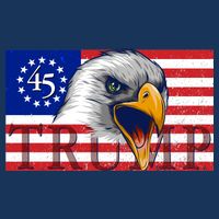 Donald Trump Eagle Betsy Ross Flag Baby Bodysuit