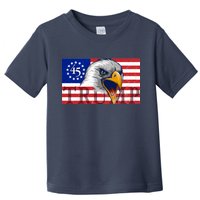 Donald Trump Eagle Betsy Ross Flag Toddler T-Shirt