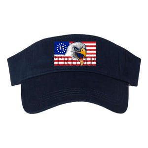 Donald Trump Eagle Betsy Ross Flag Valucap Bio-Washed Visor