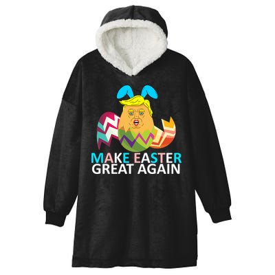 Donald Trump Egg Make Easter Great Again Hooded Wearable Blanket