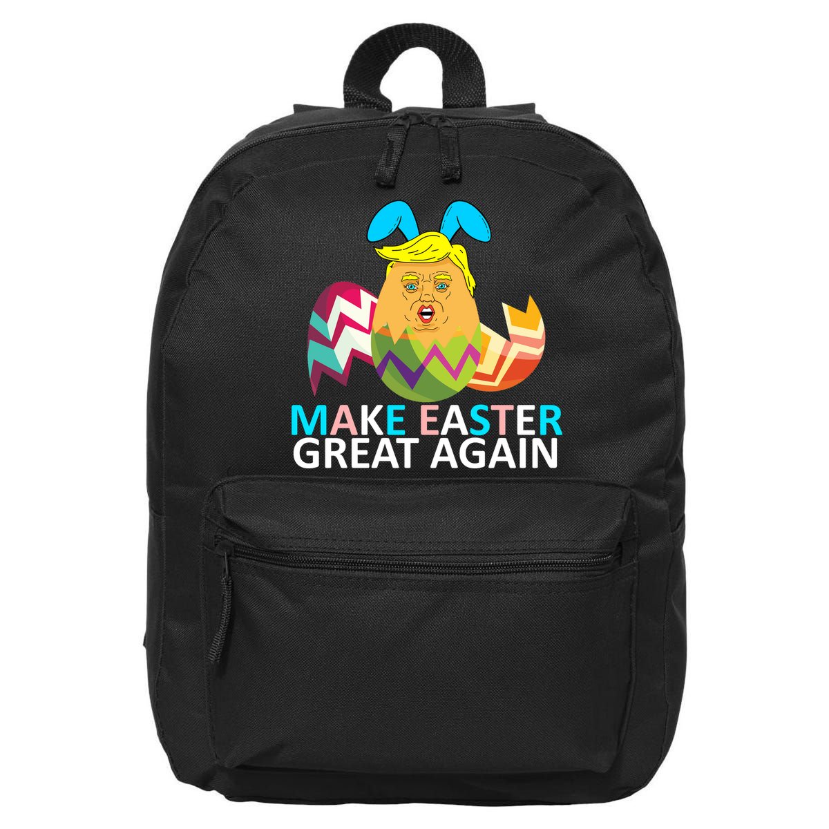 Donald Trump Egg Make Easter Great Again 16 in Basic Backpack