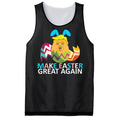 Donald Trump Egg Make Easter Great Again Mesh Reversible Basketball Jersey Tank