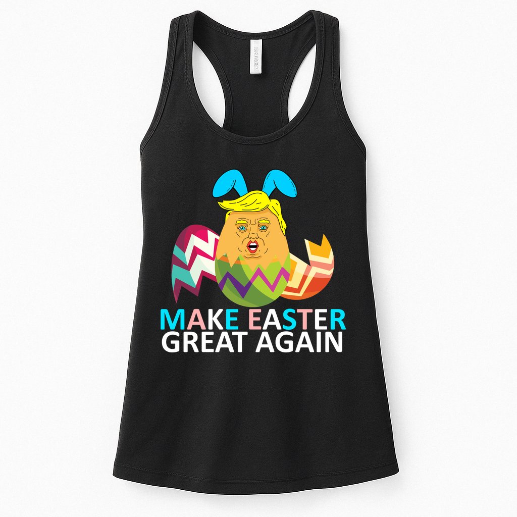 Donald Trump Egg Make Easter Great Again Womens Tank Top