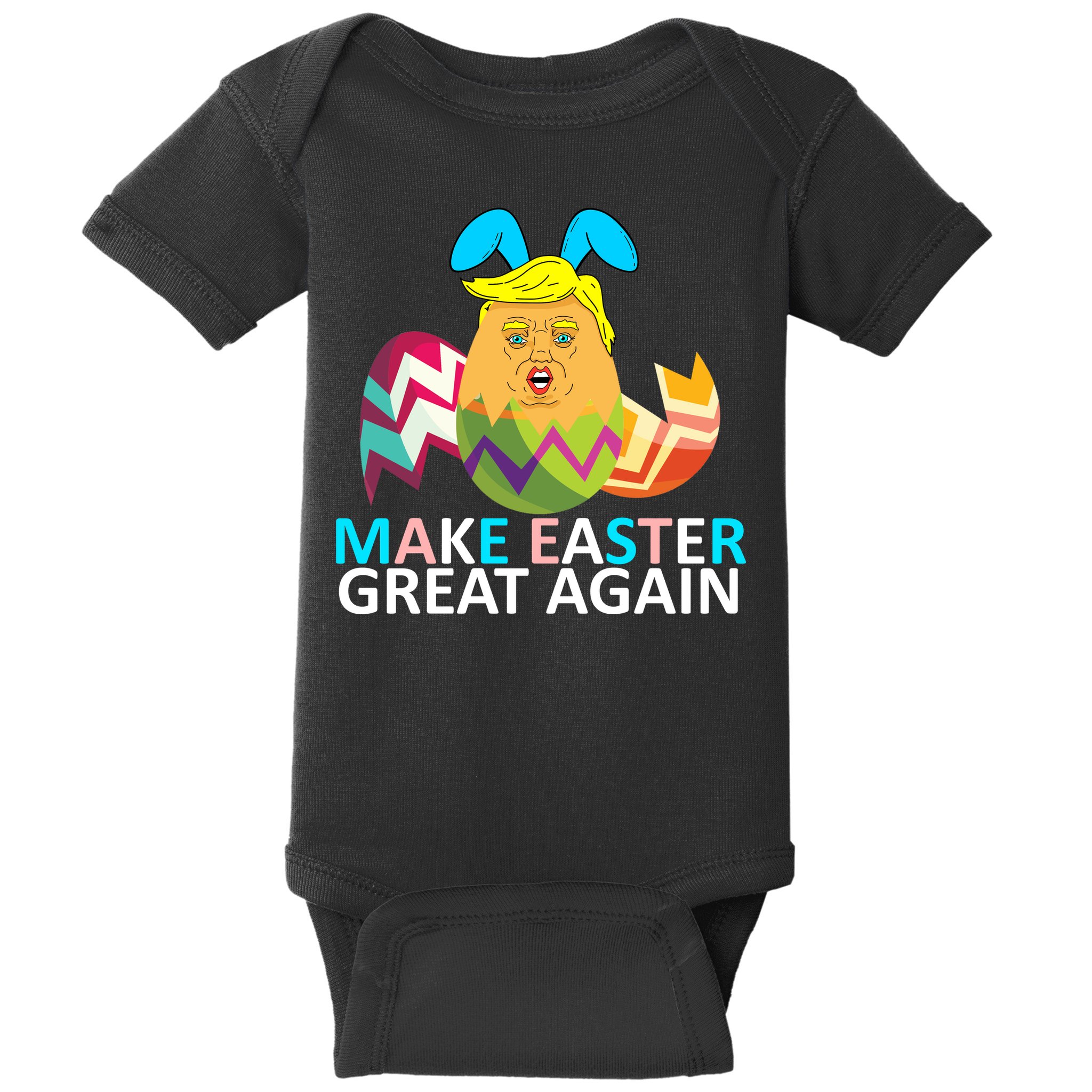 Donald Trump Egg Make Easter Great Again Baby Bodysuit