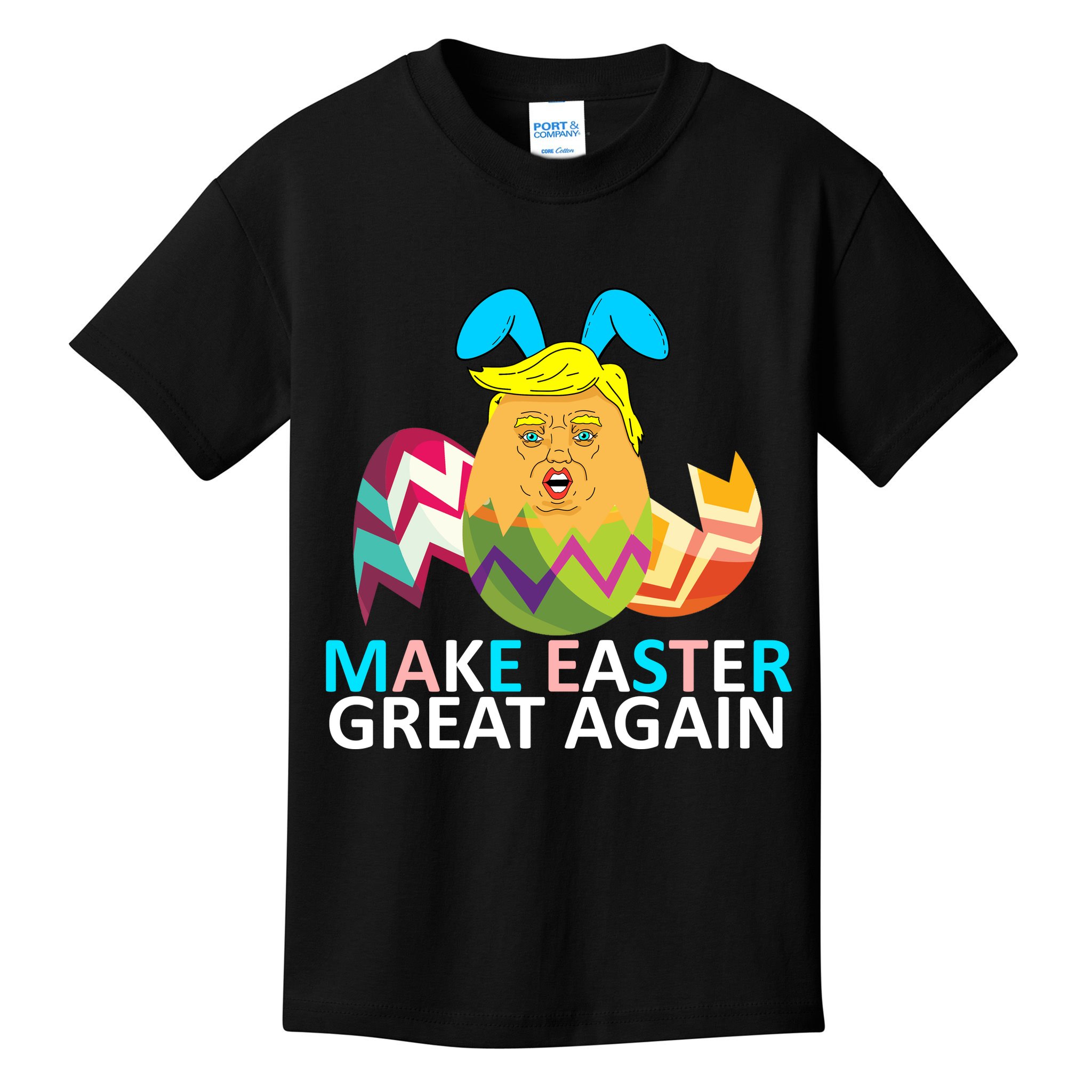 Donald Trump Egg Make Easter Great Again Kids T-Shirt