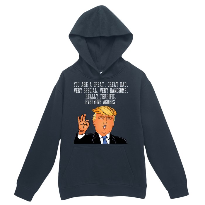 Donald Trump Father s Day Urban Pullover Hoodie