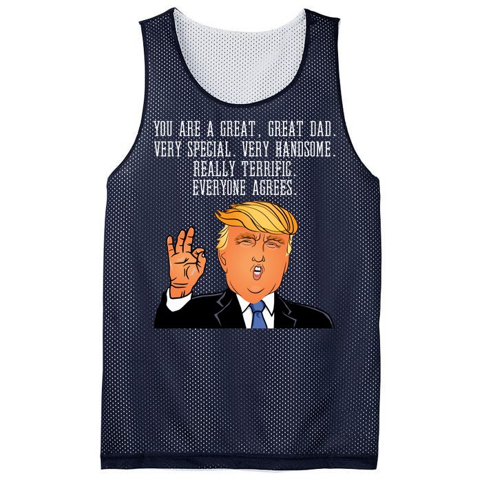 Donald Trump Father s Day Mesh Reversible Basketball Jersey Tank