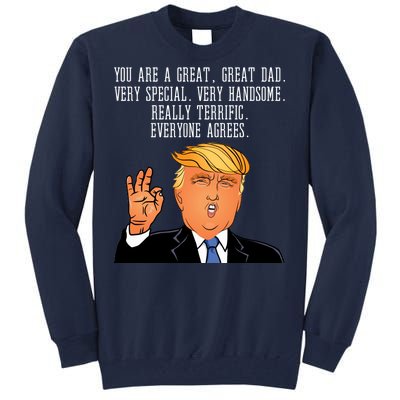 Donald Trump Father s Day Tall Sweatshirt