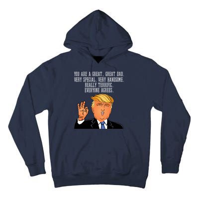 Donald Trump Father s Day Tall Hoodie