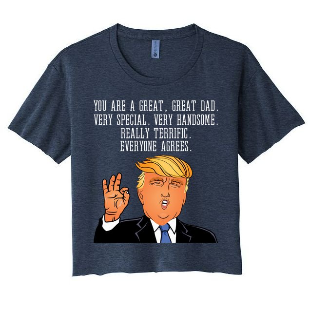 Donald Trump Father s Day Crop Top