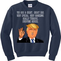 Donald Trump Father s Day Kids Sweatshirt