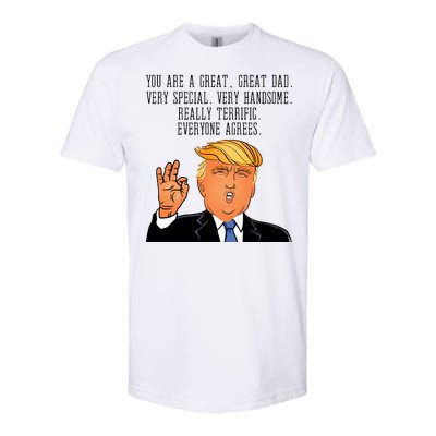 Donald Trump Father s Day Softstyle CVC T-Shirt