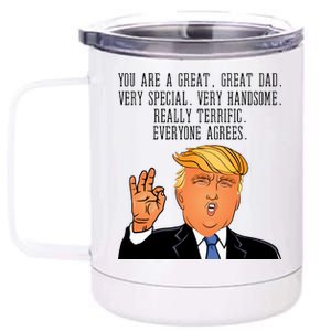 Donald Trump Father s Day 12 oz Stainless Steel Tumbler Cup