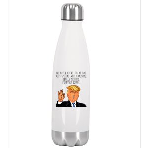 Donald Trump Father s Day Stainless Steel Insulated Water Bottle