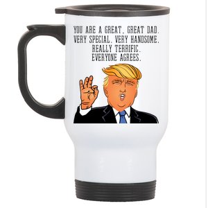 Donald Trump Father s Day Stainless Steel Travel Mug