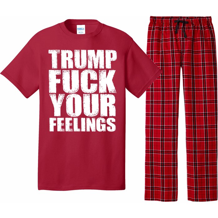 Donald Trump Fuck Your Feelings President Pajama Set