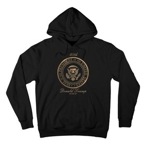 Donald Trump Gold Seal - 45th President Hoodie