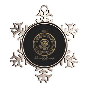 Donald Trump Gold Seal - 45th President Metallic Star Ornament