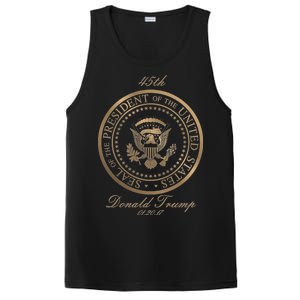 Donald Trump Gold Seal - 45th President PosiCharge Competitor Tank