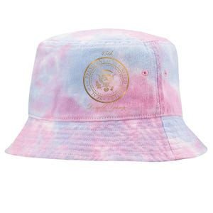 Donald Trump Gold Seal - 45th President Tie-Dyed Bucket Hat