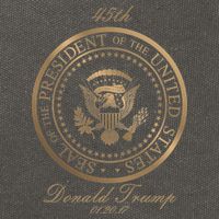 Donald Trump Gold Seal - 45th President Cotton Canvas Backpack