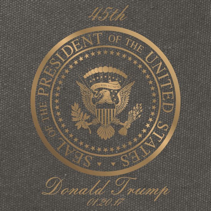 Donald Trump Gold Seal - 45th President Cotton Canvas Backpack