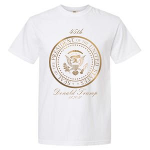 Donald Trump Gold Seal - 45th President Garment-Dyed Heavyweight T-Shirt